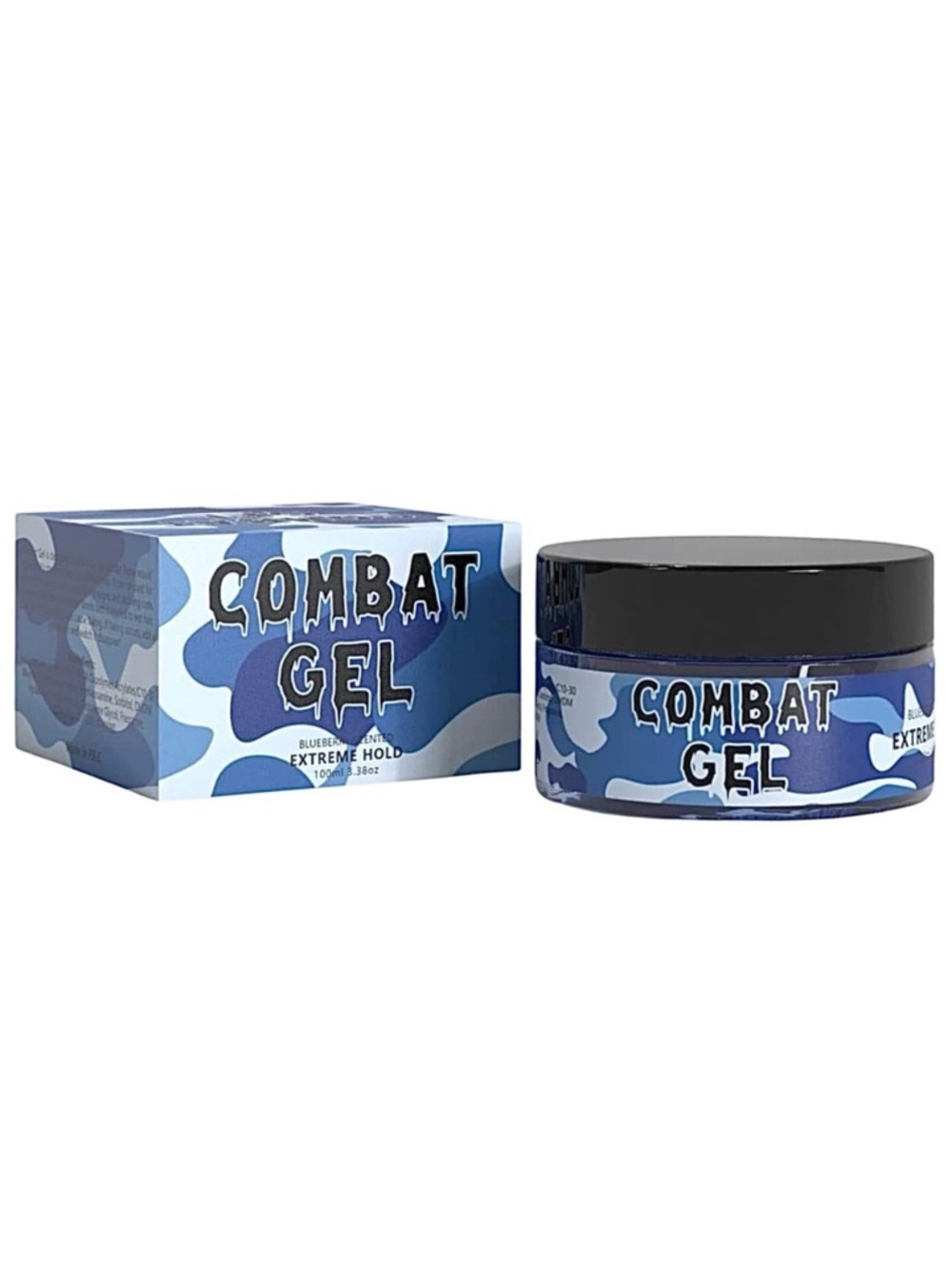 🫐 Combat Gel Blueberry Scented Extreme Hold Hair Gel 3.38oz